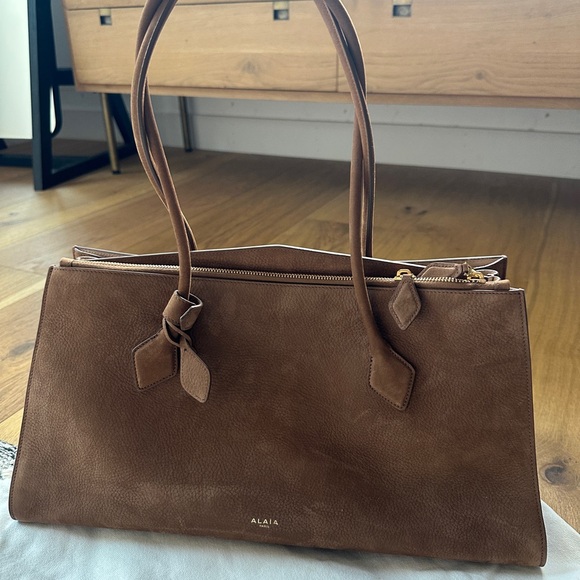 LE TECKEL TOTE BAG IN NUBUK CALFSKIN - Picture 2 of 15